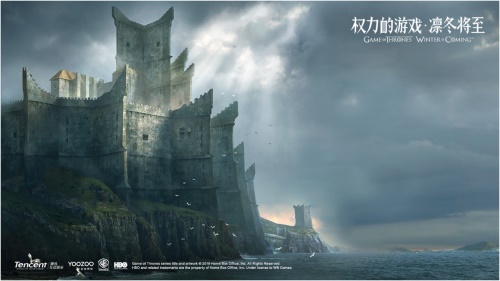 游戏原画：黑城堡