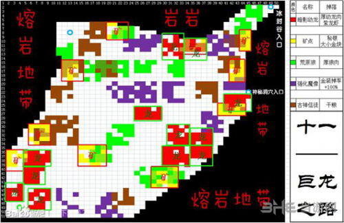 地下城堡2图11资源分布图