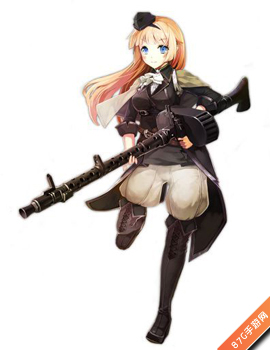少女前线MG34立绘