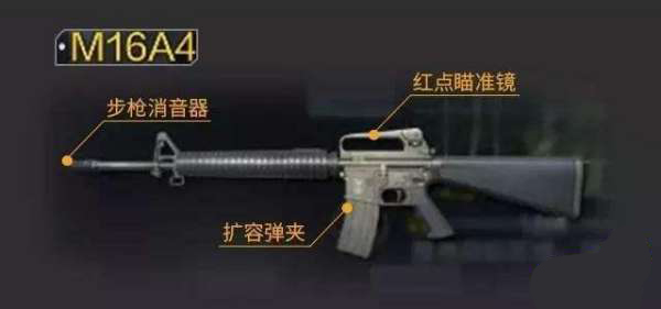 绝地求生刺激战场M16A4崛起1